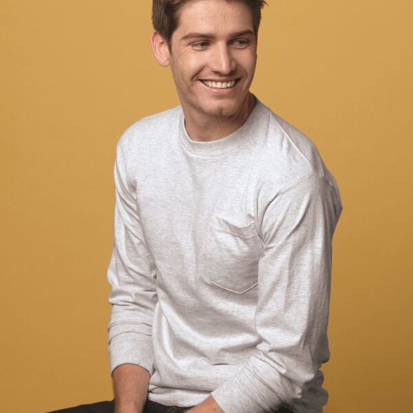 USA-Made Long Sleeve Pocket T-Shirt Thumbnail