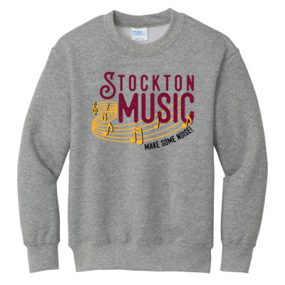Stockton Music 2026 - Youth Core Fleece Crewneck Sweatshirt Thumbnail